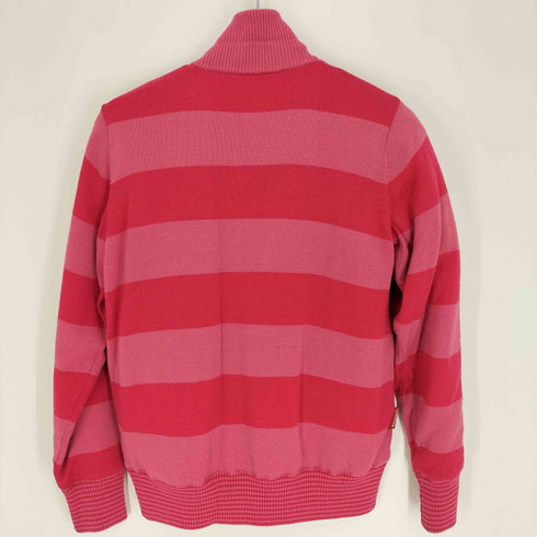 ルコック スポルティフ le coq sportif ハート ワッペン スタンドネック リバーシブル ボーダー 中綿 パテッド ジャケット ゴルフジャケット レディース JPN:L