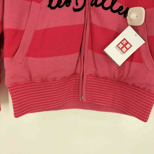 ルコック スポルティフ le coq sportif ハート ワッペン スタンドネック リバーシブル ボーダー 中綿 パテッド ジャケット ゴルフジャケット レディース JPN:L