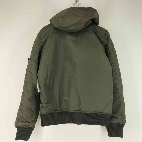 アルファインダストリーズ ALPHA INDUSTRIES フーデッドリブジャケット メンズ JPN:L