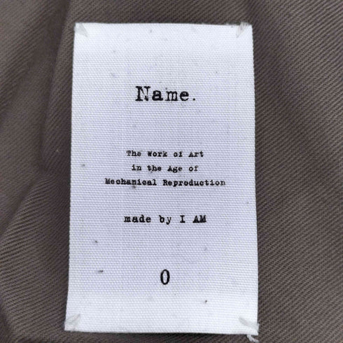 ネーム Name. ウール切替カーゴパンツ メンズ