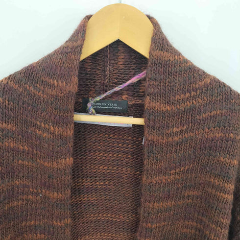 ナノユニバース NANO universe yarn by COFIL ショールカラー カーディガン メンズ JPN:M