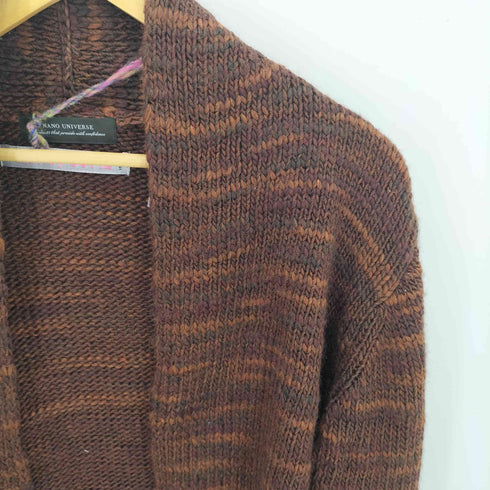 ナノユニバース NANO universe yarn by COFIL ショールカラー カーディガン メンズ JPN:M