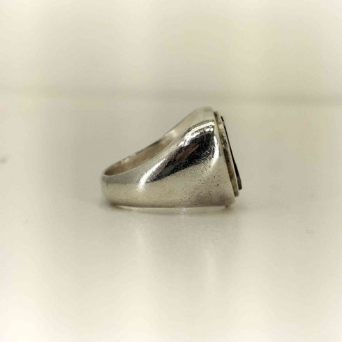 HATTON LABS Heart Signet Ring Silver 925刻印 ストーンデザイン ハートシグネット リング Import レディース 11号