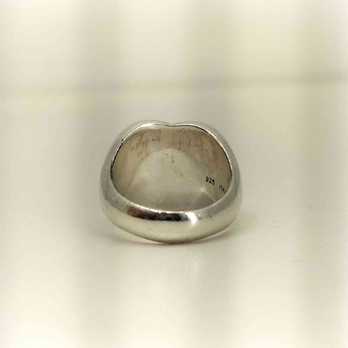 HATTON LABS Heart Signet Ring Silver 925刻印 ストーンデザイン ハートシグネット リング Import レディース 11号
