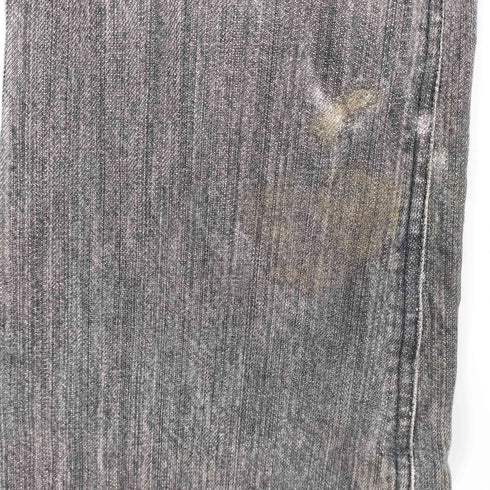 EDGE RUPERT ペイント ダメージ ローライズ フレアデニム Y2K メンズ JPN:S