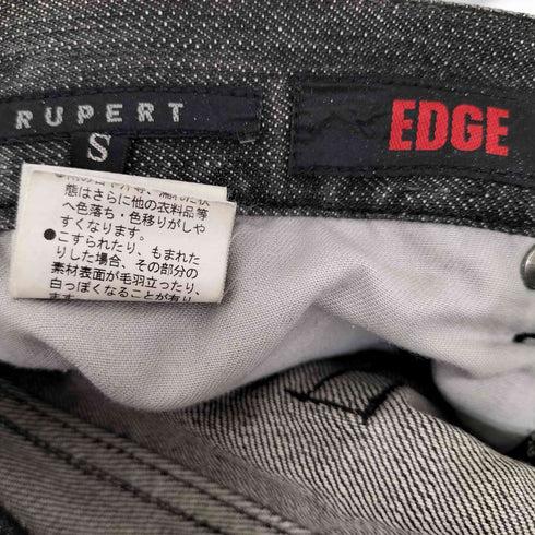 EDGE RUPERT ペイント ダメージ ローライズ フレアデニム Y2K メンズ JPN:S