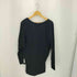 リミフゥ LIMI feu ボートネック ロングスリーブ コットン ロングTシャツ チュニック レディース JPN:S