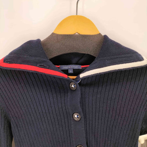 トミーヒルフィガー TOMMY HILFIGER リブニットカーディガン レディース JPN:M