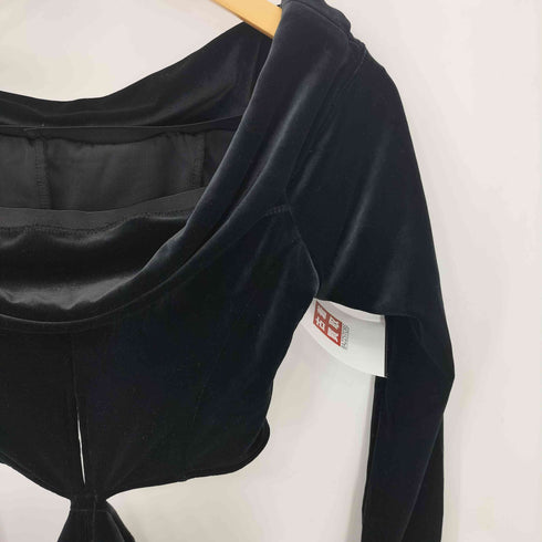 FETICO ベルベット オフショルスリット ボディスーツ カットソー domestic レディース 2