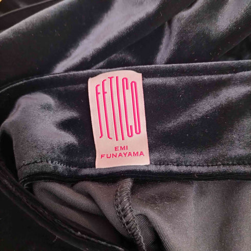 FETICO ベルベット オフショルスリット ボディスーツ カットソー domestic レディース 2
