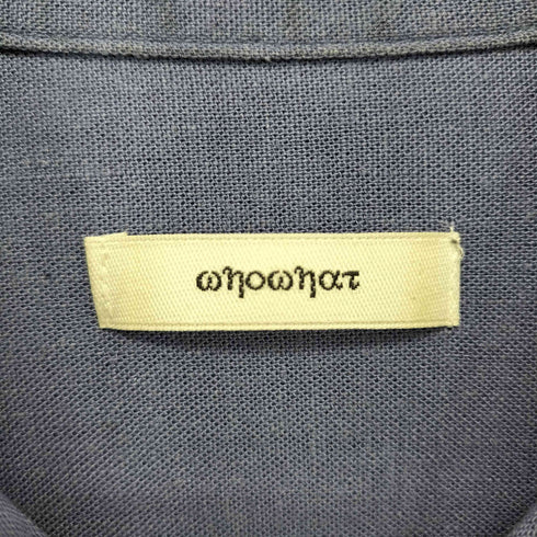 フーワット WhoWhat 5XL SHIRTS LINEN メンズ