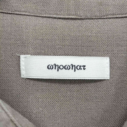 フーワット WhoWhat 5XL SHIRTS LINEN メンズ