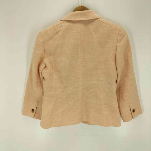 バーバリーロンドン BURBERRY LONDON リネンナイロン混2Bテーラードジャケット レディース JPN:42