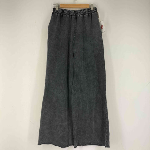 ジーナシス JEANASIS ダメージスウェットワイドパンツ レディース FREE