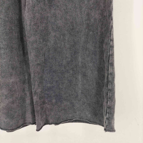 ジーナシス JEANASIS ダメージスウェットワイドパンツ レディース FREE