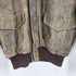 エルエルビーン L.L.Bean 80S MADE IN USA SCOVILLジップ A-2 レザーフライトジャケット メンズ 40