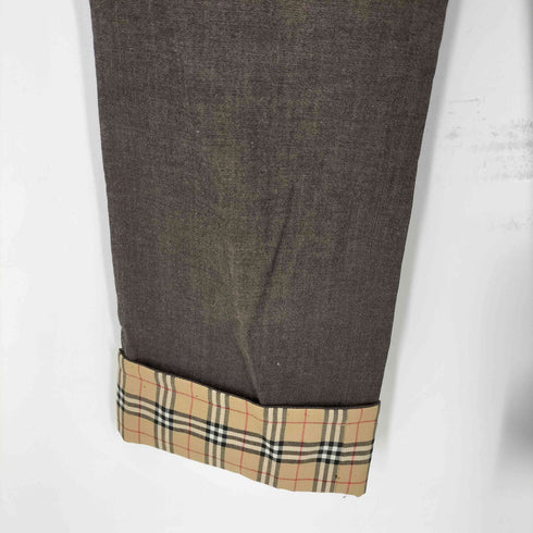 バーバリーゴルフ BURBERRY GOLF ノバチェック ウールスラックス レディース 11