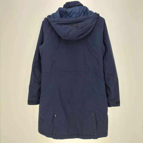 ザノースフェイス THE NORTH FACE HYVENT ロゴ刺繍 フード付き 比翼 ダブルジップ 中綿コート レディース import:XXL
