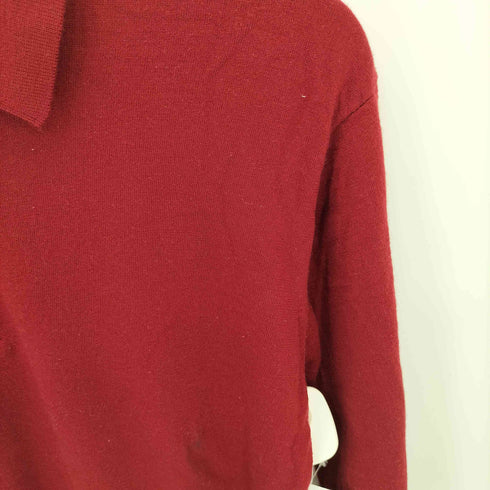 ダックスロンドン DAKS LONDON ウールニット 長袖ポロシャツ メンズ M