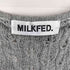 ミルクフェド MILKFED. 23SS SCALLOP HEM KNIT CARDIGAN スカロップ ヘム ニット カーディガン レディース ONE SIZE