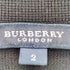 バーバリーロンドン BURBERRY LONDON ウール ロゴ刺繍 スキッパー 襟付き ニット レディース JPN:2