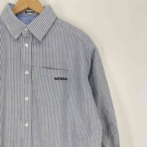 ミルクフェド MILKFED. 23SS LAYERED SHIRTS DRESS レイヤード シャツ ワンピース レディース ONE SIZE