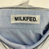 ミルクフェド MILKFED. 23SS LAYERED SHIRTS DRESS レイヤード シャツ ワンピース レディース ONE SIZE