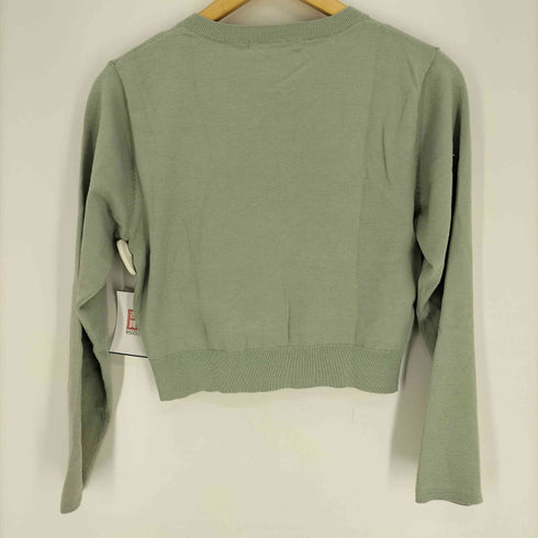 スナイデル snidel 25AW FLOWER COLLECTIO ビジュー ボタン ニット カーディガン レディース ONE SIZE