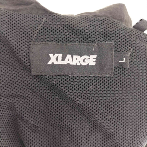 エクストララージ XLARGE 24AW CONTRAST STITCHED NYLON HOODED JACKET ナイロン アノラック ジャケット パーカー メンズ import:L