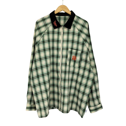 ヤンガーソング Younger Song Zip ombre check over shirt メンズ JPN:L
