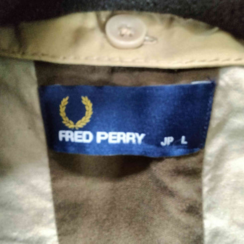 フレッドペリー FRED PERRY レイヤード リブライン ロゴ 刺繍 ドンキー コート ジャケット メンズ JPN:L