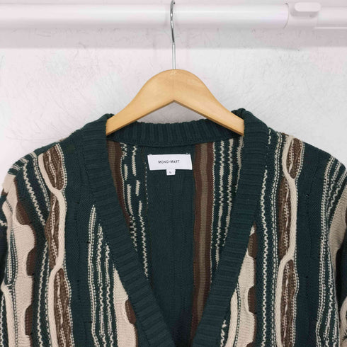 モノマート MONO-MART ケーブルニットカーディガン メンズ JPN:L