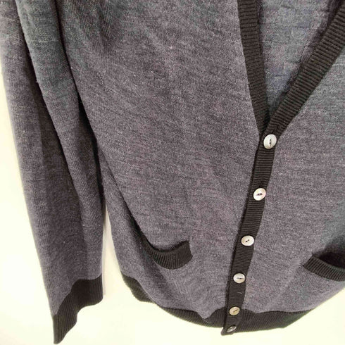 フレッドペリー FRED PERRY Classic Cardigan クラシック カーディガン ロゴ 刺繍 エルボーパッチ メンズ import:L