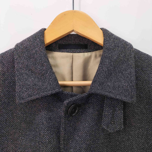 ブルーブルー BLUE BLUE ウール チンストラップ ロング コート メンズ JPN:M