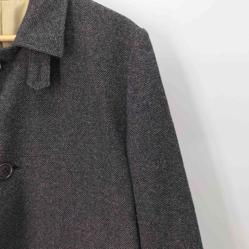 ブルーブルー BLUE BLUE ウール チンストラップ ロング コート メンズ JPN:M