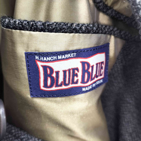 ブルーブルー BLUE BLUE ウール チンストラップ ロング コート メンズ JPN:M