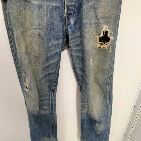 リーバイスヴィンテージクロージング Levis Vintage Clothing 00S 日本製 s501XX 大戦モデル 1944 復刻 月桂樹ボタン ボタンフライ デニム パンツ 2004年製 赤耳 メンズ W:34