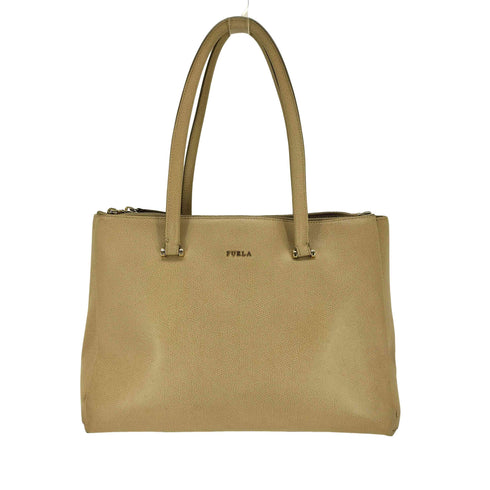 フルラ FURLA シボ革レザーハンドバッグ レディース