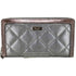 ケイトスペードニューヨーク kate spade NEW YORK メタリックシルバー キルティング 長財布 レディース