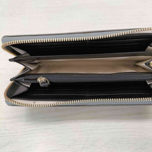 ケイトスペードニューヨーク kate spade NEW YORK メタリックシルバー キルティング 長財布 レディース