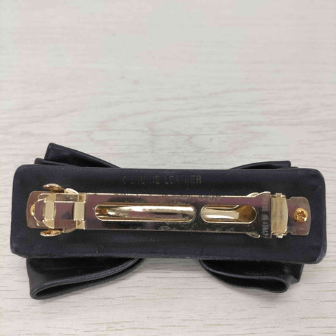 サルヴァトーレフェラガモ Salvatore Ferragamo 本革 リボンデザイン バレッタ レディース