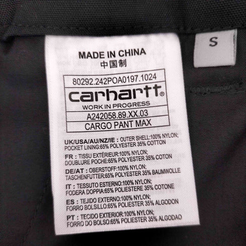 カーハートワークインプログレス Carhartt WIP INVINCIBLE CARGO PANT MAX メンズ JPN:S