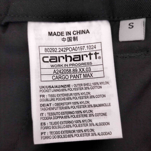 カーハートワークインプログレス Carhartt WIP INVINCIBLE CARGO PANT MAX メンズ JPN:S