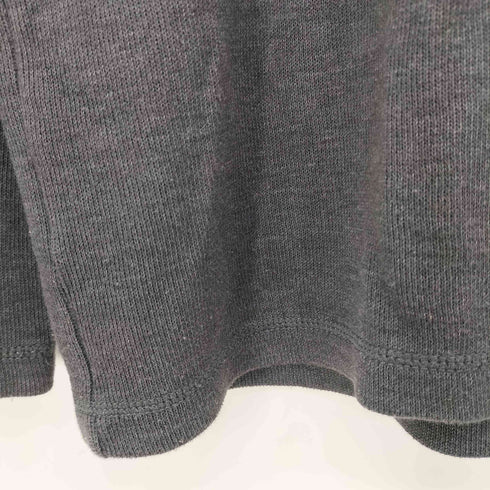 エディーバウアー Eddie Bauer 00s コットンポリ ハーフジップ ロングスリーブTシャツ メンズ import:L