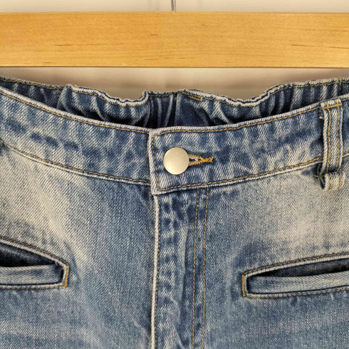 メリージェニー merry jenny 24AW way ribbon デニムパンツ レディース FREE