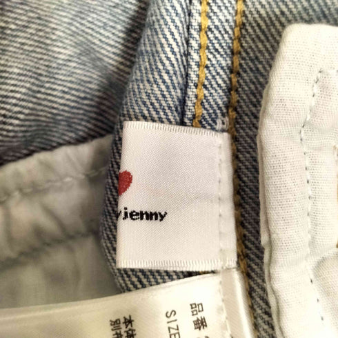 メリージェニー merry jenny 24AW way ribbon デニムパンツ レディース FREE