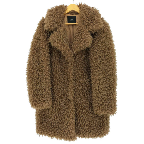 ザラ ZARA フェイクファー ボリュームコート レディース import:S