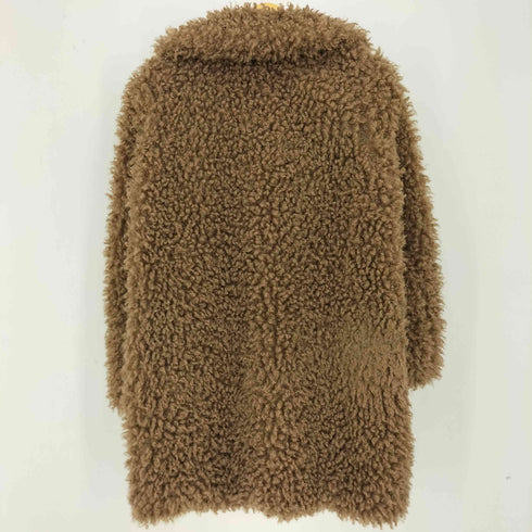 ザラ ZARA フェイクファー ボリュームコート レディース import:S