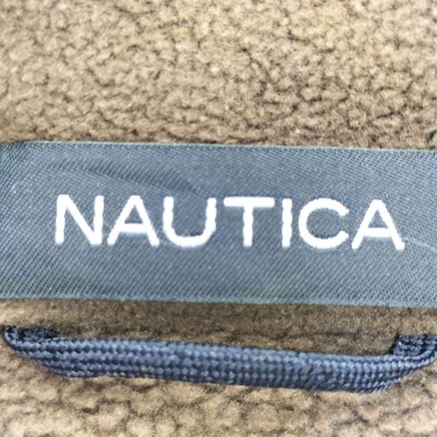ノーティカ NAUTICA ロゴ刺繍 ポリエステル ハーフジップ プルオーバー フリースジャケット メンズ import:XL