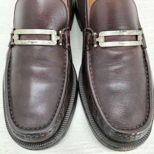 サルヴァトーレフェラガモ Salvatore Ferragamo ガンチーニ ビットローファー メンズ 7 1/2